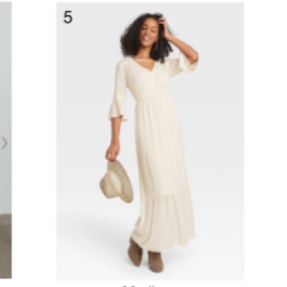 White Swiss Dot Maxi Dress